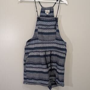Woolrich Short Overalls Shortalls Southwest Tribal Festival CottageCore - Size S